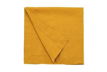 Linen napkin ochre (set of 2) - Walton & Co 
