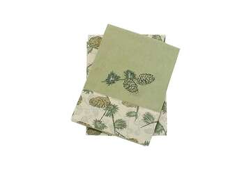 Rustic larch tea towel (set of 2) - Walton & Co 