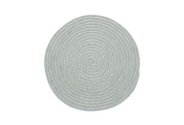 Lurex rope circular placemat dove grey - Walton & Co 