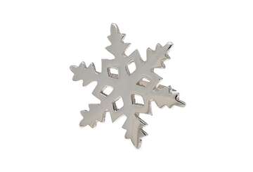 Snowflake napkin ring silver - Walton & Co 