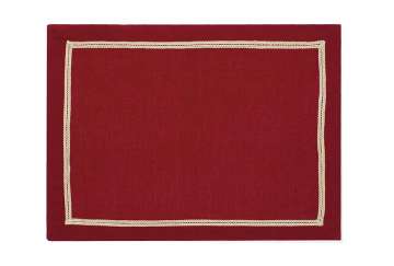 Midwinter placemat red (set of 4) - Walton & Co 