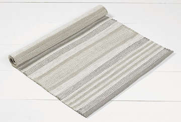 Ombre stripe rug smoke - Walton & Co 