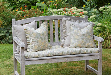 Pastel floral large cushion - Walton & Co 