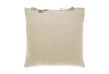 Pure linen square cushion natural - Walton & Co 