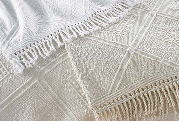 Porto bedcover single white (190x260cm) - Walton & Co 