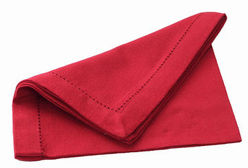 Primavera napkin red (set of 4) - Walton & Co 