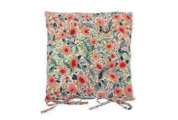 Provence seat pad with ties - Walton & Co 