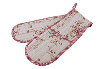 Rose cottage double oven glove - Walton & Co 