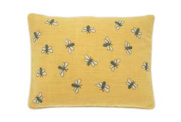 Scrapbook bumblebee cushion - Walton & Co 