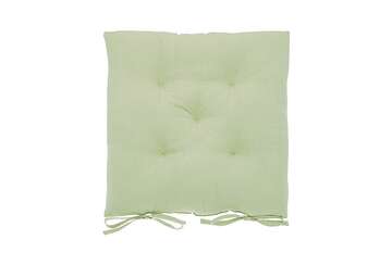 Soft wash seat pad with ties pale green - Walton & Co 