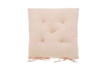 Soft wash seat pad with ties pale pink - Walton & Co 