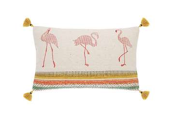 Sorbet flamingo cushion - Walton & Co 