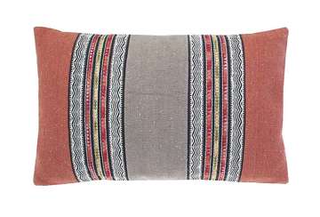 Aztec lima cushion rust - Walton & Co 