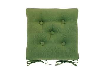 Seat pad with ties olive - Walton & Co 