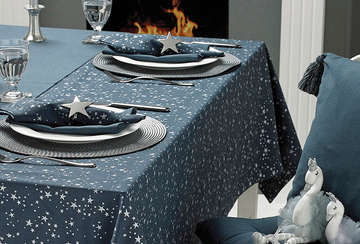 Starry night tablecloth (100x100cm) - Walton & Co 