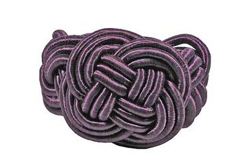 Twisted knot napkin ring violet (set of 4) - Walton & Co 