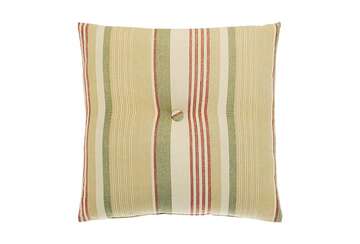 Tuscan stripe filled cushion - Walton & Co 