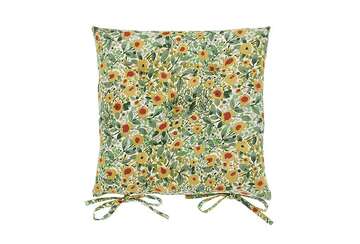 Wildflower seat pad with ties - Walton & Co 