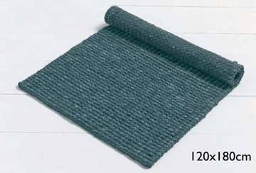 Wool rich rug large slate - Walton & Co 