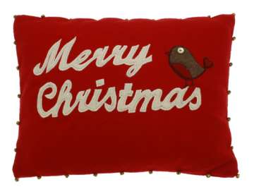 Merry Christmas cushion - Walton & Co 