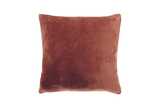 Cashmere touch fleece cushion nutmeg