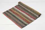 Aztec chindi rug extra large red