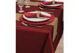 Dupion tablecloth red (146x230cm)