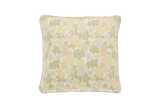 Pastel floral piped cushion