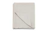 Pure linen tablecloth pale grey (150x250cm)