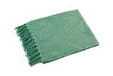 Recycled cotton throw green