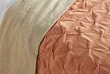 Velvet bedspread blush