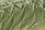 Velvet bedspread pistachio
