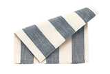 Wide stripe napkin flint blue (set of 4)