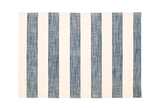 Wide stripe placemat flint blue (set of 2)